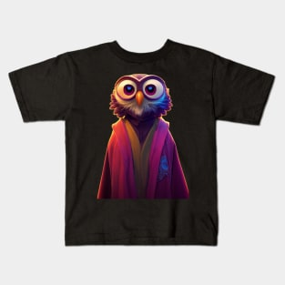 The Great Horn Owl Kids T-Shirt